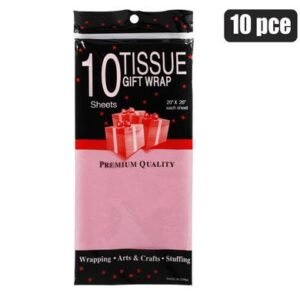 Paper tissue 50x66cm 10xshts pink