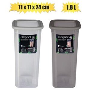 Cannister elegant 1.8l 11x11x24cm