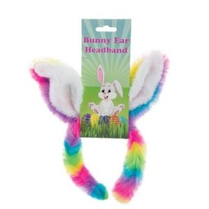 Easter bunnyear headband rainbow