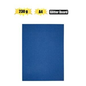 Art+craft a4 glitter board 230gsm blue d