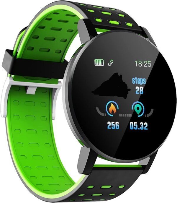 Smart Watch (Answer/Make Call) 1.3"Fitness Tracker, Heart Rate/Sleep Monitor/meter/Calories, Multiple Sport Modes, IP67 Waterproof 2024 Newest Smart Watches for Men Women Android iOS，Green