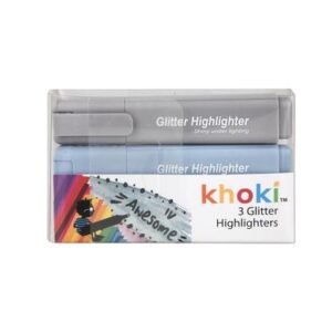 Art+craft glitter highlighter 3pc