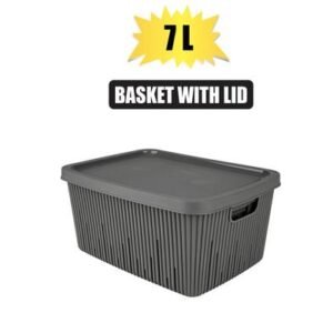 Basket pl multi use w/lid 7l