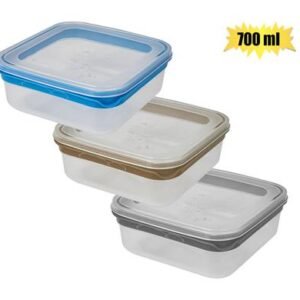 Container two-toned 700ml square