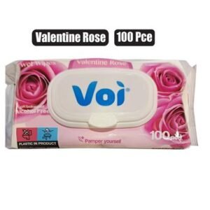Voi wet-wipes 100pc valentine rose
