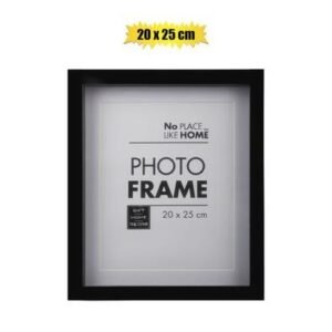 Picture-frame pl shadow box 20x25cm blk
