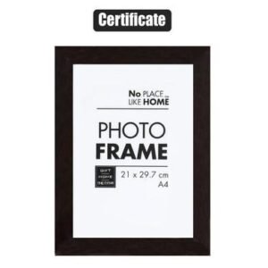 Picture-frame certificate pl mahogany