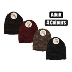 Beanie adult slouchy-fit w/plush inner