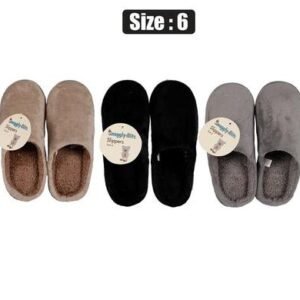 Slipper slip-in plain size 6
